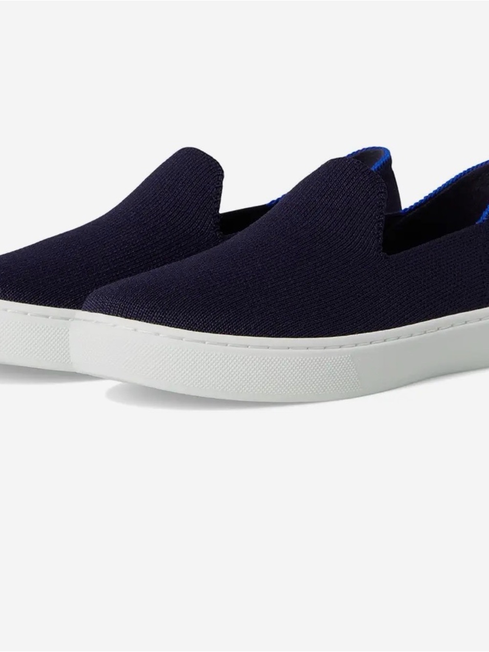Rothy’s Kids Slip-On Knit Sneakers - Navy - NEW IN BOX